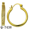 Factory Hot Sale Fashion Copper Jewelry Hoop Earrings